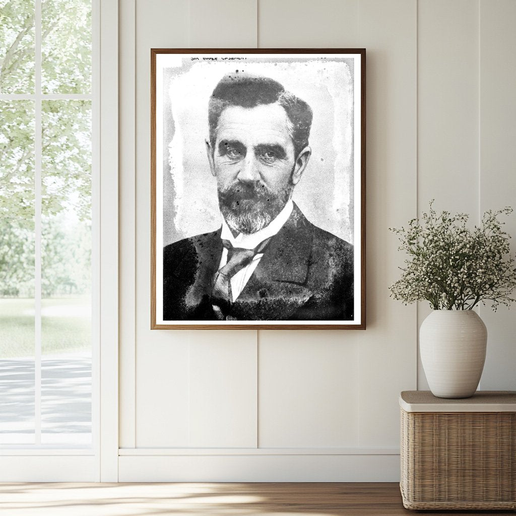 Historic Sir Roger Casement Print, Vintage Art