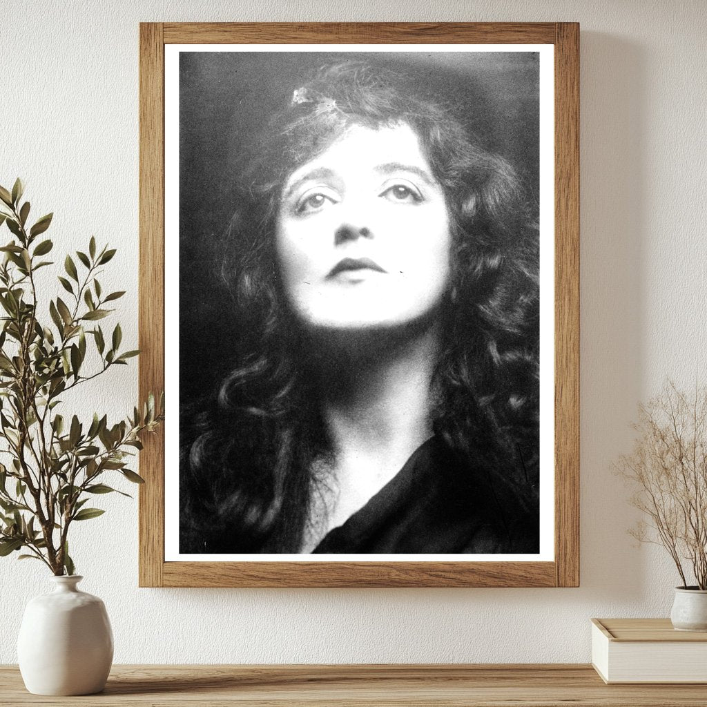 Historic Maxine Elliott Print, Vintage Art