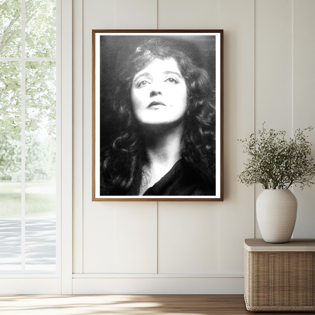Historic Maxine Elliott Print, Vintage Art