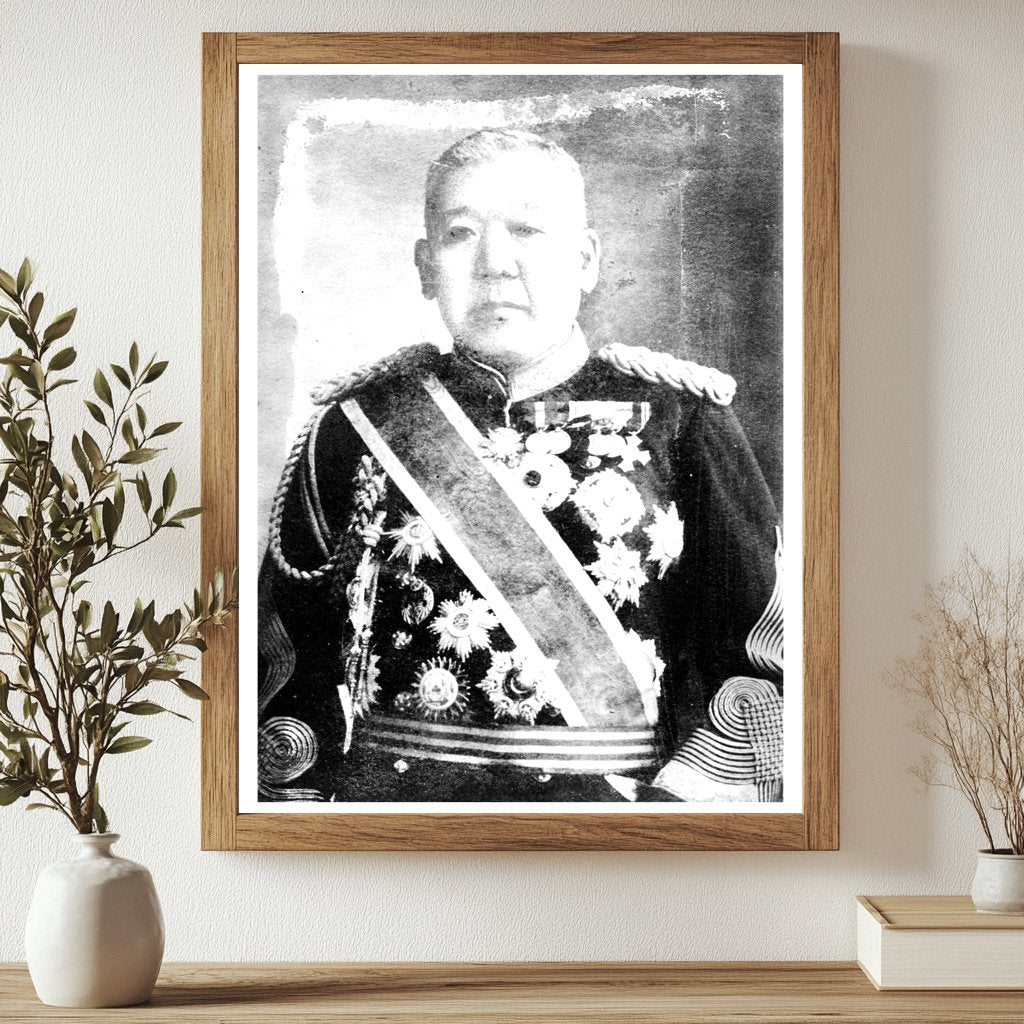Historic Iwao Oyama Print, Vintage Art
