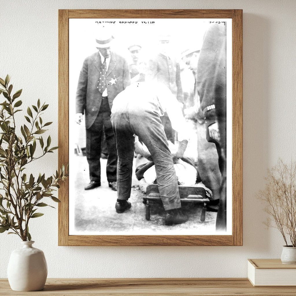 Historic Reviving EASTLAND victim Print, Vintage Art