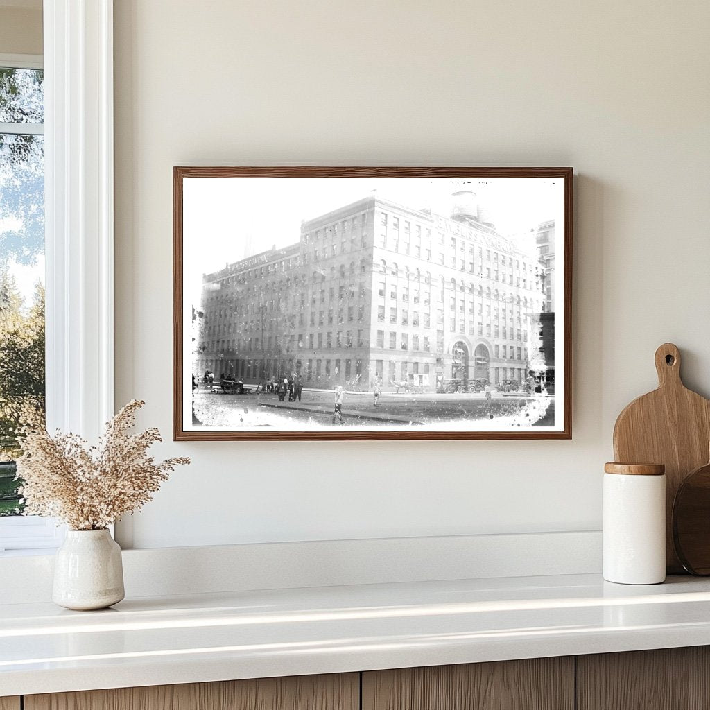 Early 20th Century Brooklyn Industrial Scene