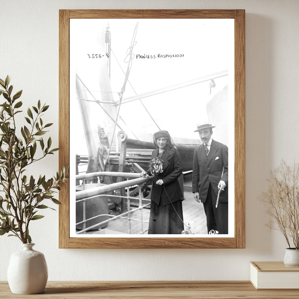 Historic Pricess Rospigliosi Print, Vintage Art