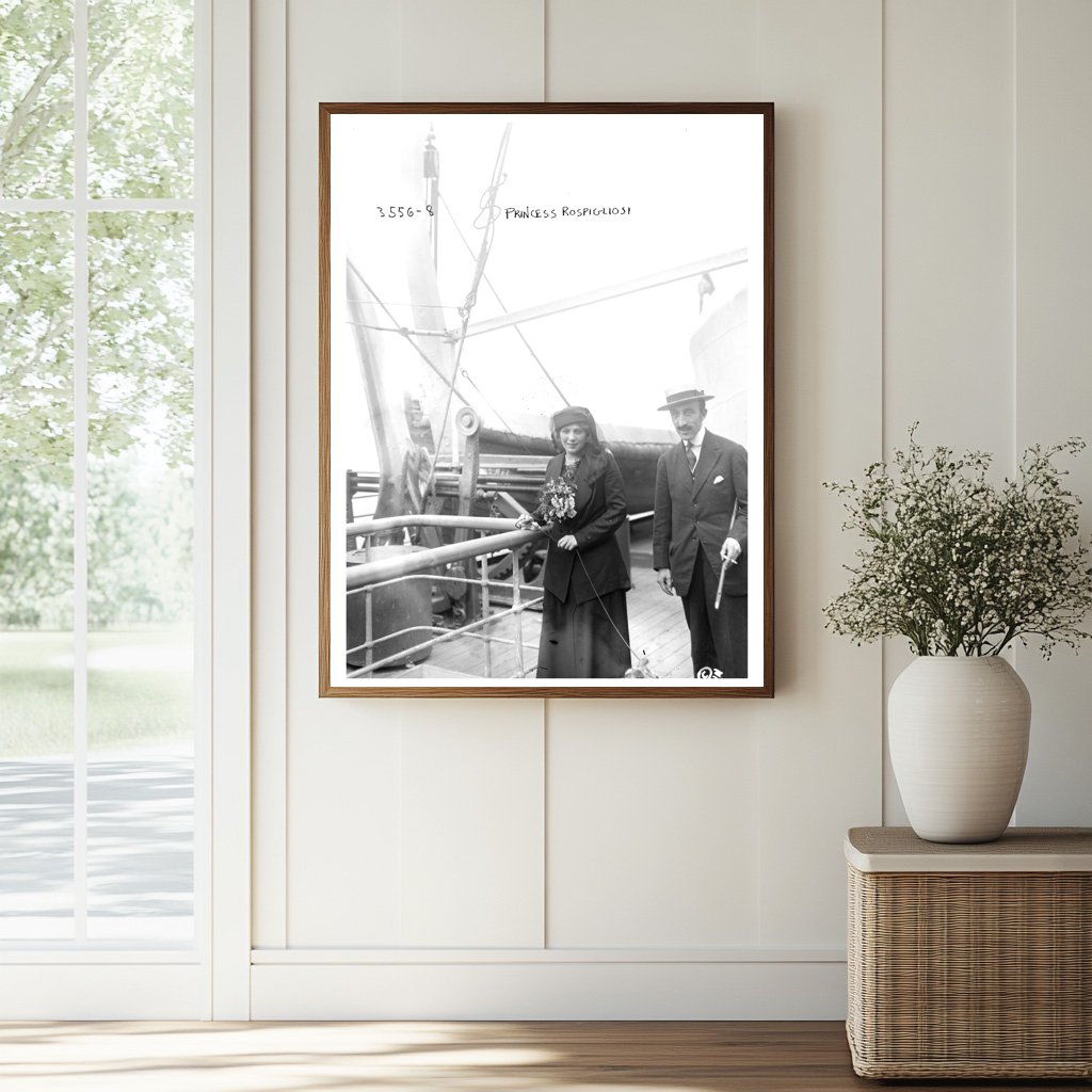 Historic Pricess Rospigliosi Print, Vintage Art