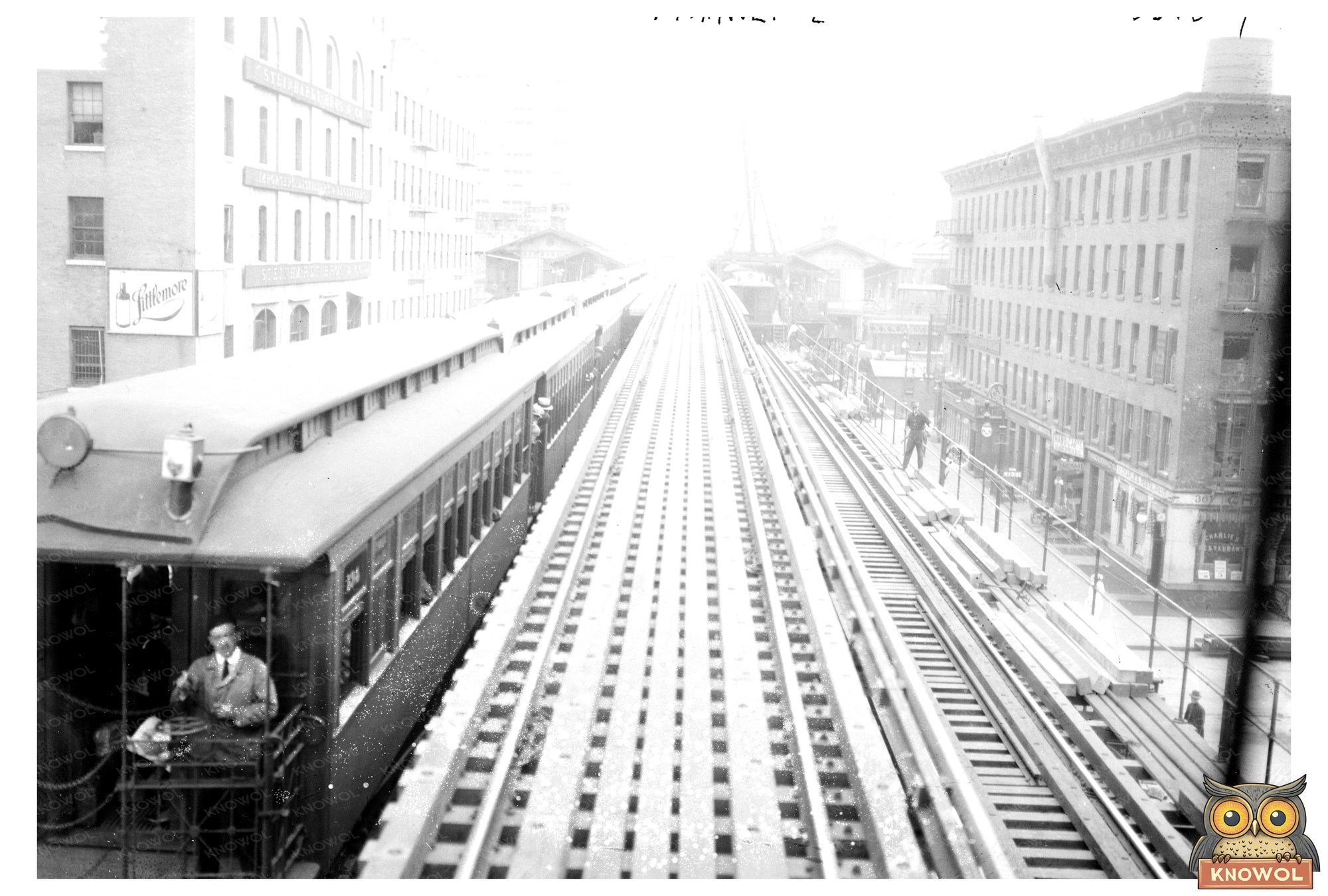 Historic 9th Ave L Train Express Track, 1914-1915