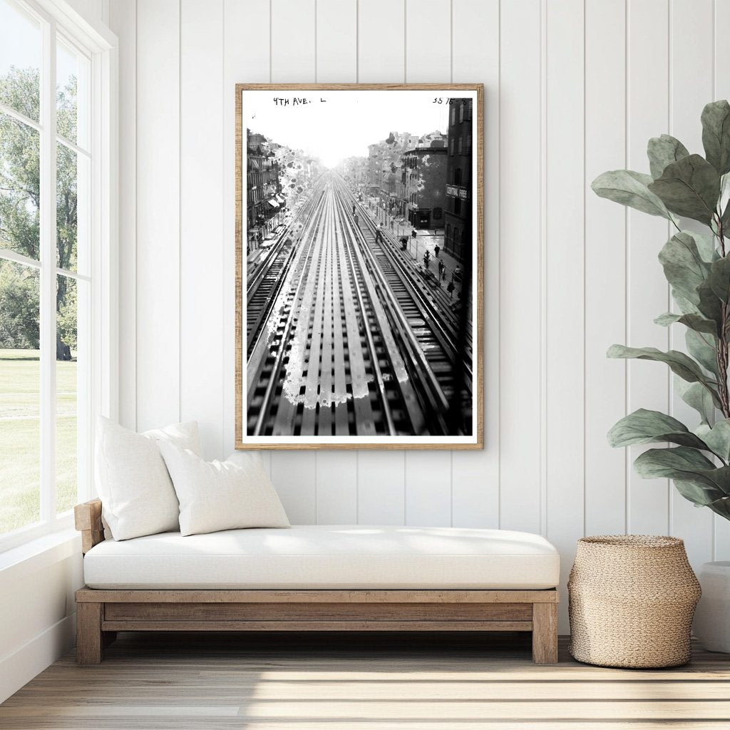 Historic 9th Ave Elevated Railway, NYC 1910s