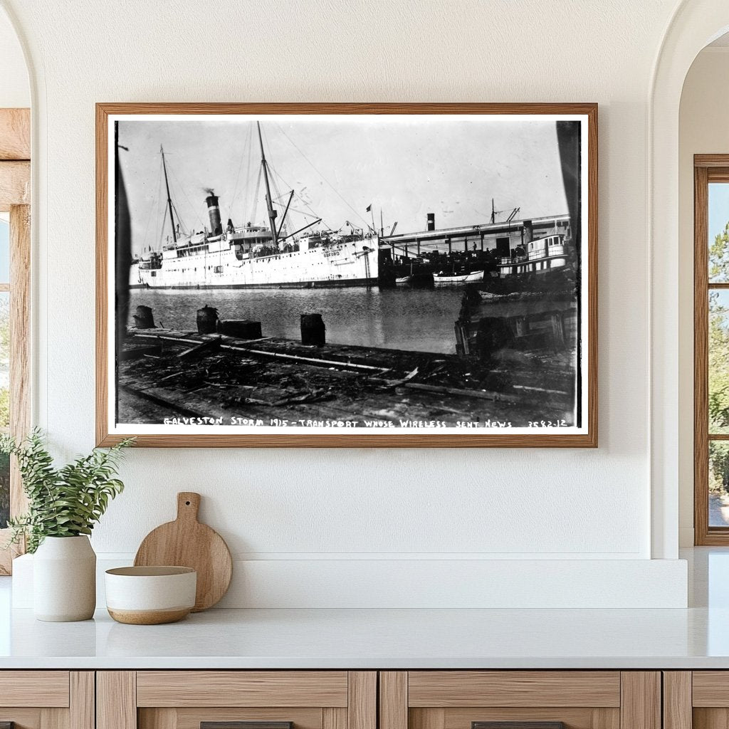 Galveston Storm of 1915: Resilient Transport Amid Chaos