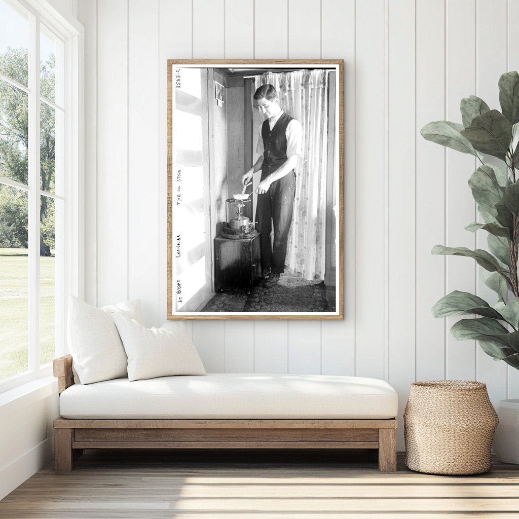 Vintage Oil Stove at Broad Channel, 1910-1915