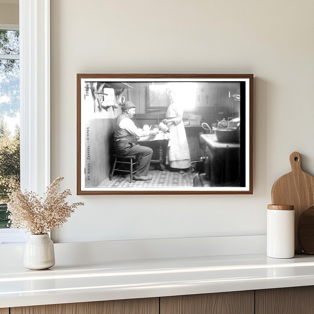 Early 1910s Dinner Gathering at Broad Channel