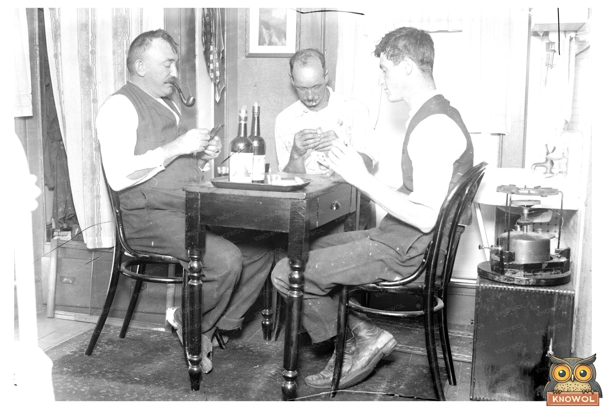Early 1900s Card Game at Broad Channel Island