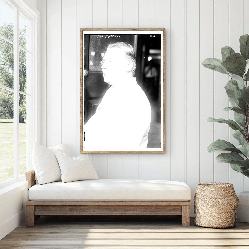 Circa 1910 Portrait of Don Marquis, Humorist Extraordinaire