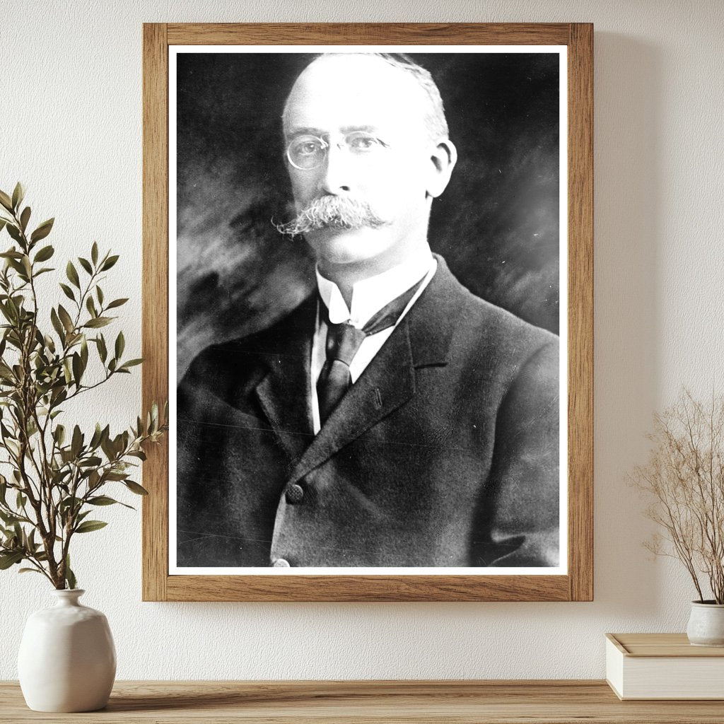 Historic Prof. A.G. Webster Print, Vintage Art