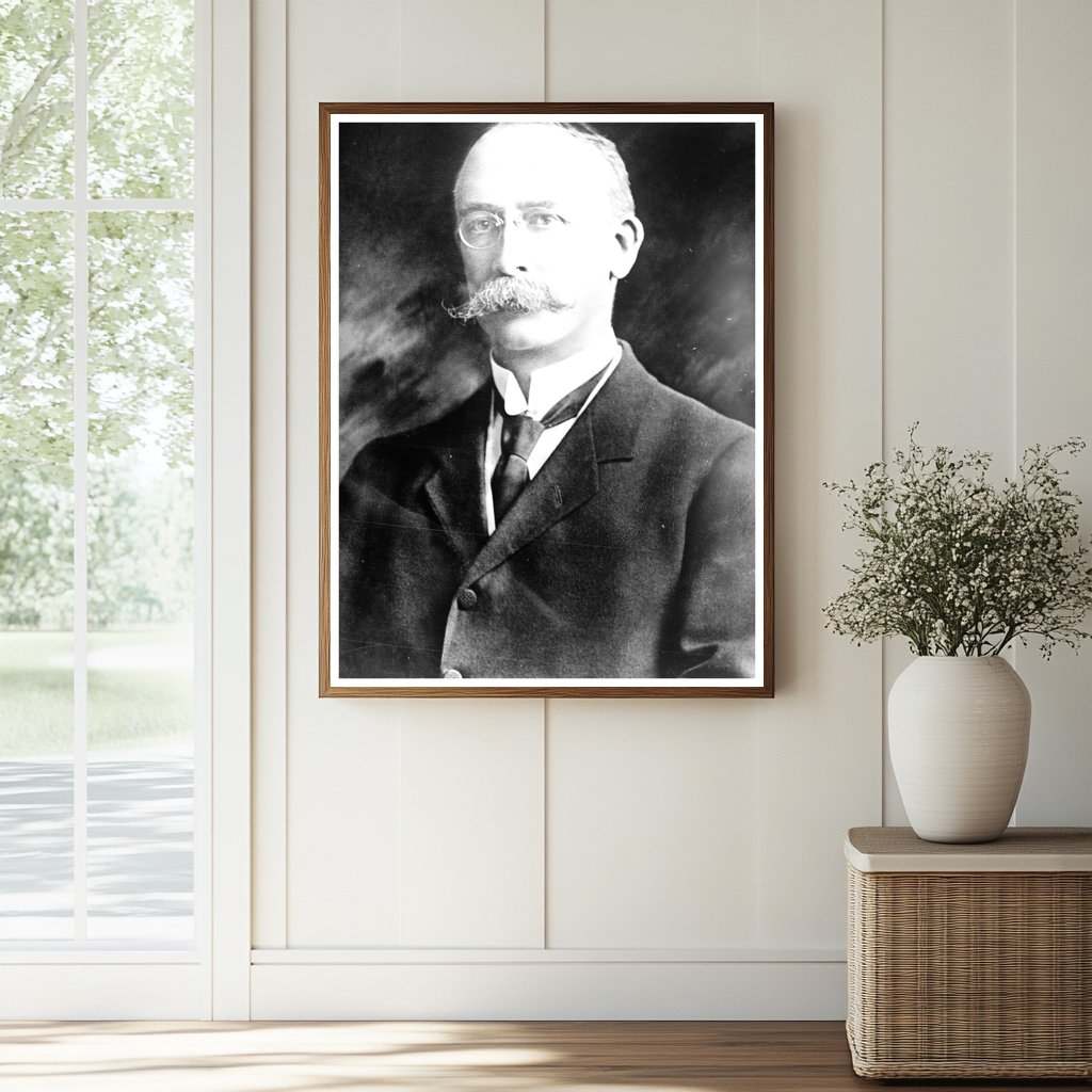 Historic Prof. A.G. Webster Print, Vintage Art