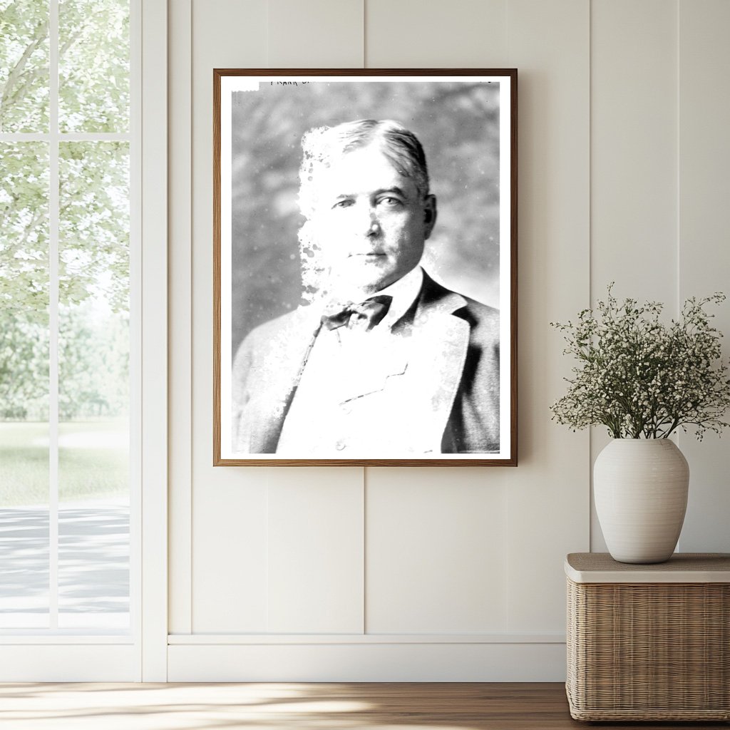 Historic Frank O. Lowden Print, Vintage Art