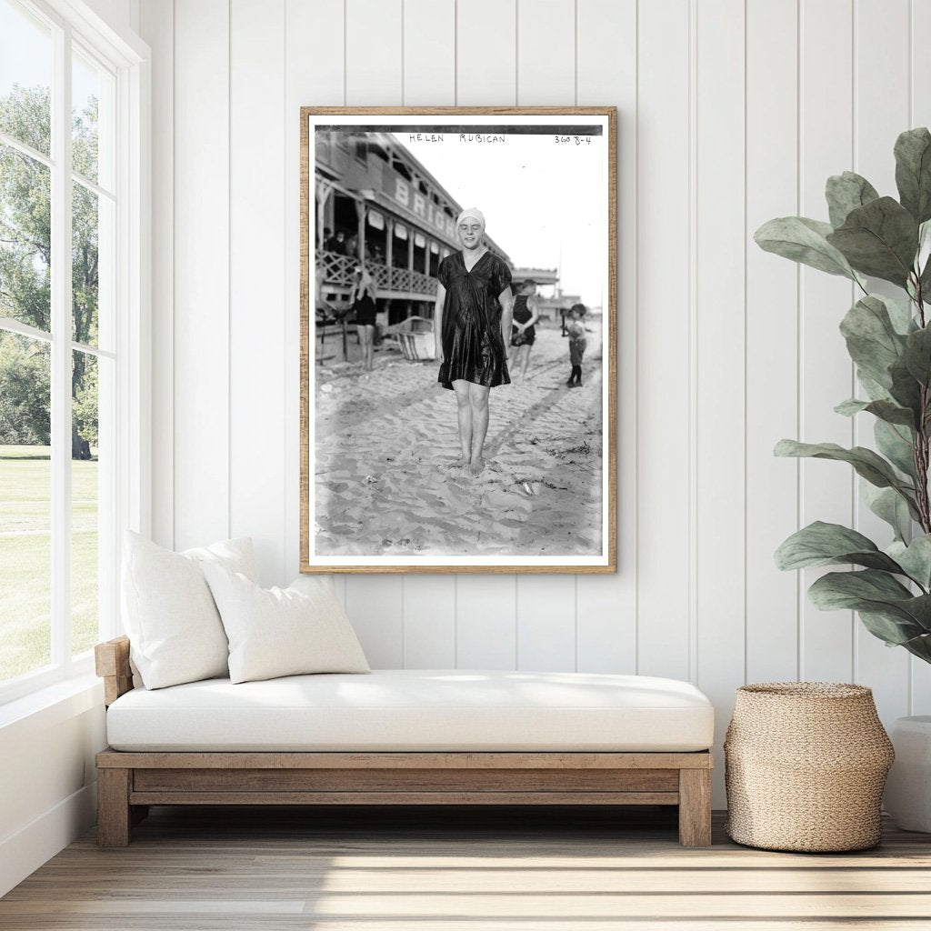 Vintage Portrait of Helen Rubican, 1910-1915