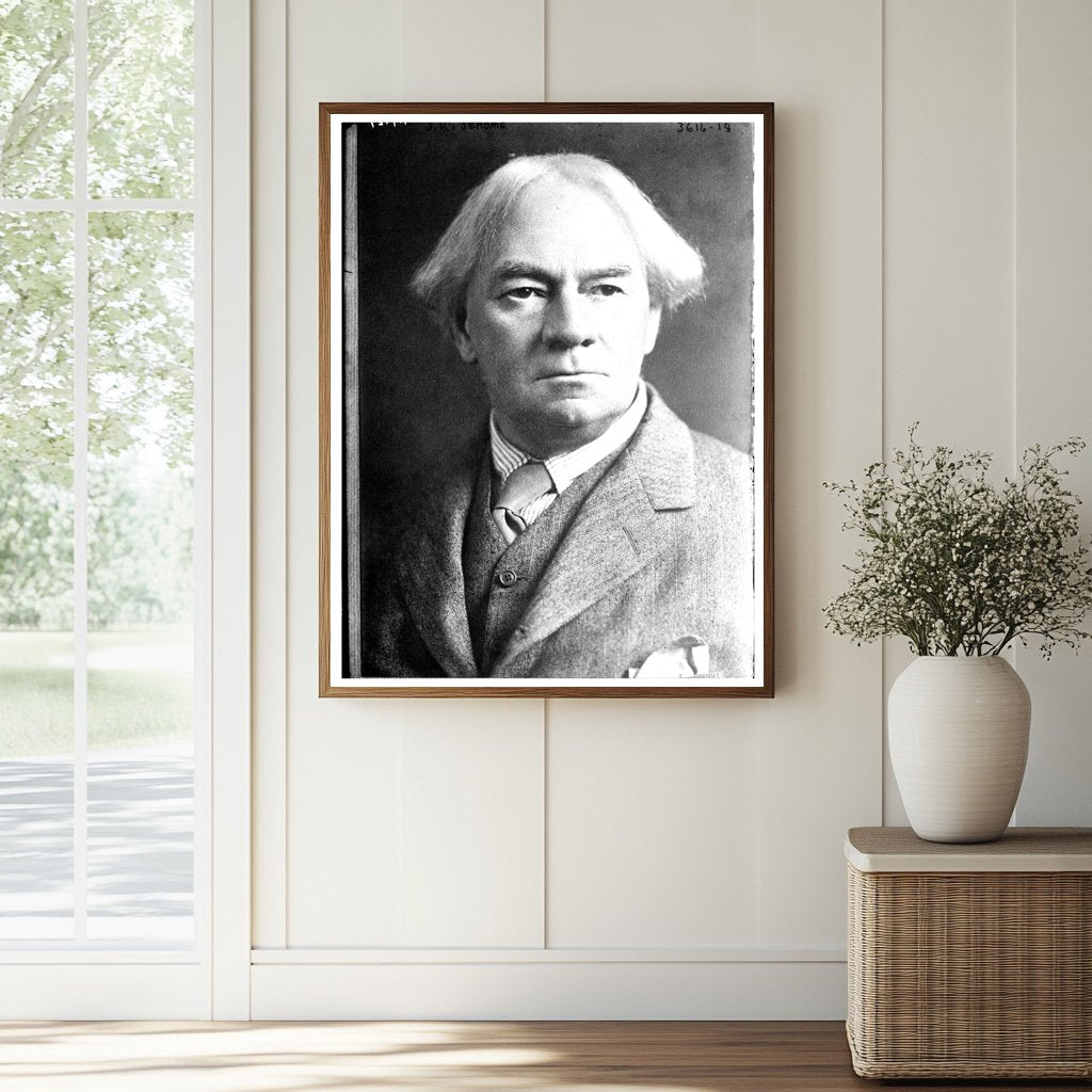 Historic J.K. Jerome Print, Vintage Art