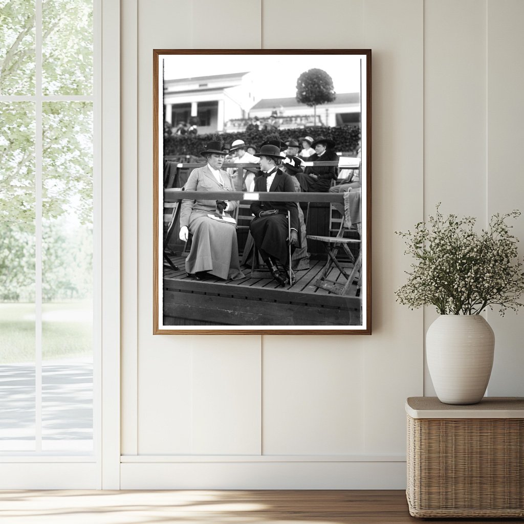 Historic Mrs. P.D. & Vera Cravath Print, Vintage Art