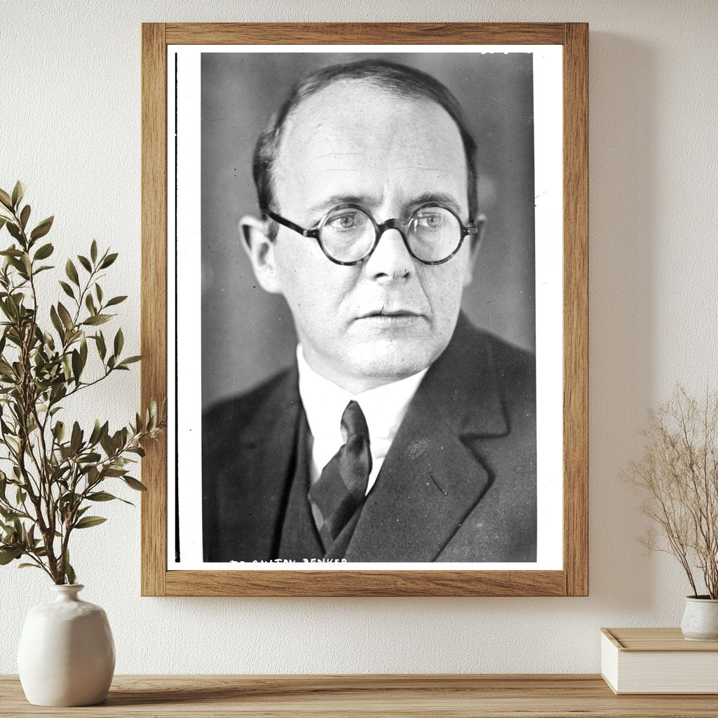 Historic Dr. Gustav Renker Print, Vintage Art