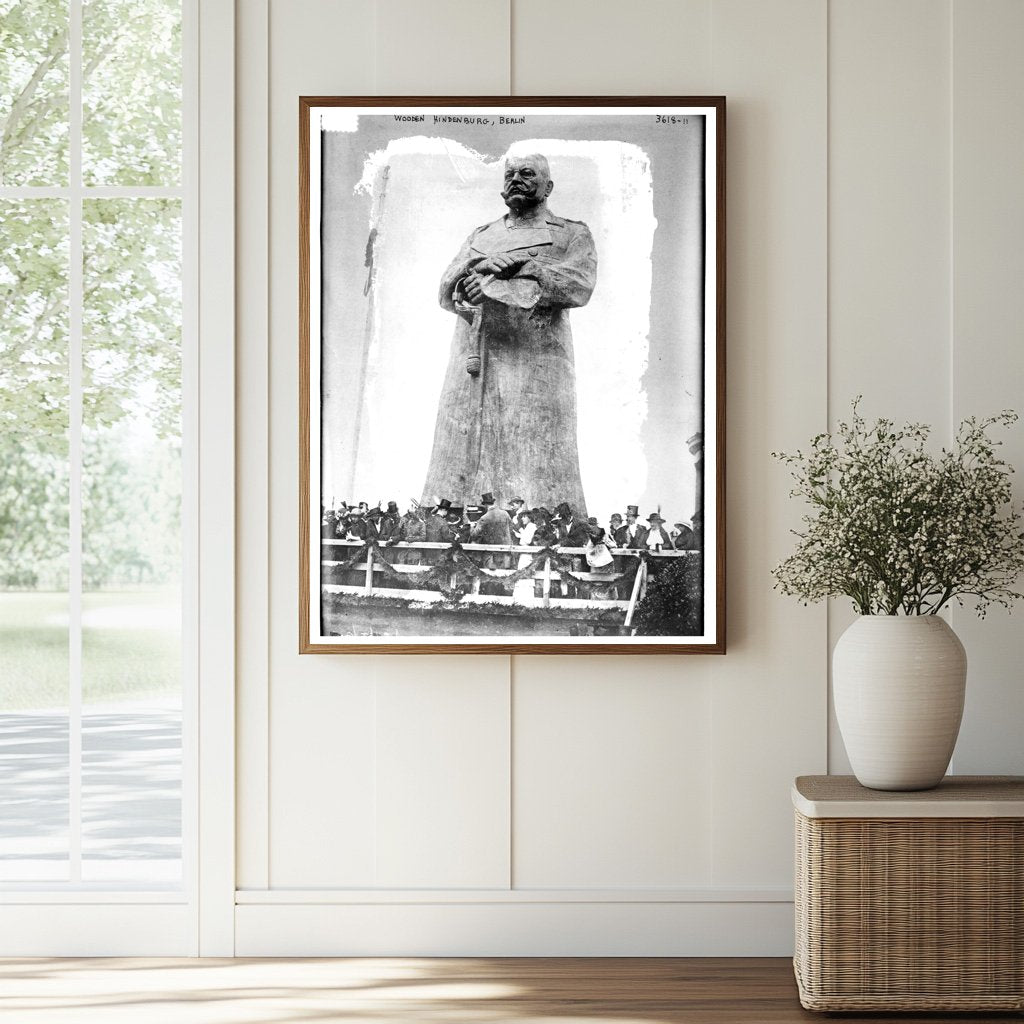 Historic Wooden Hindenburg, Berlin Print, Vintage Art
