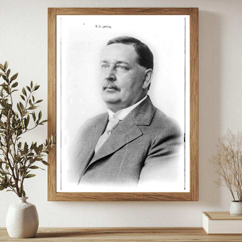 Historic Benj. G. Lamme Print, Vintage Art