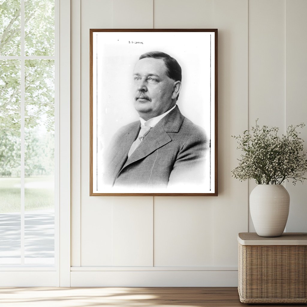 Historic Benj. G. Lamme Print, Vintage Art