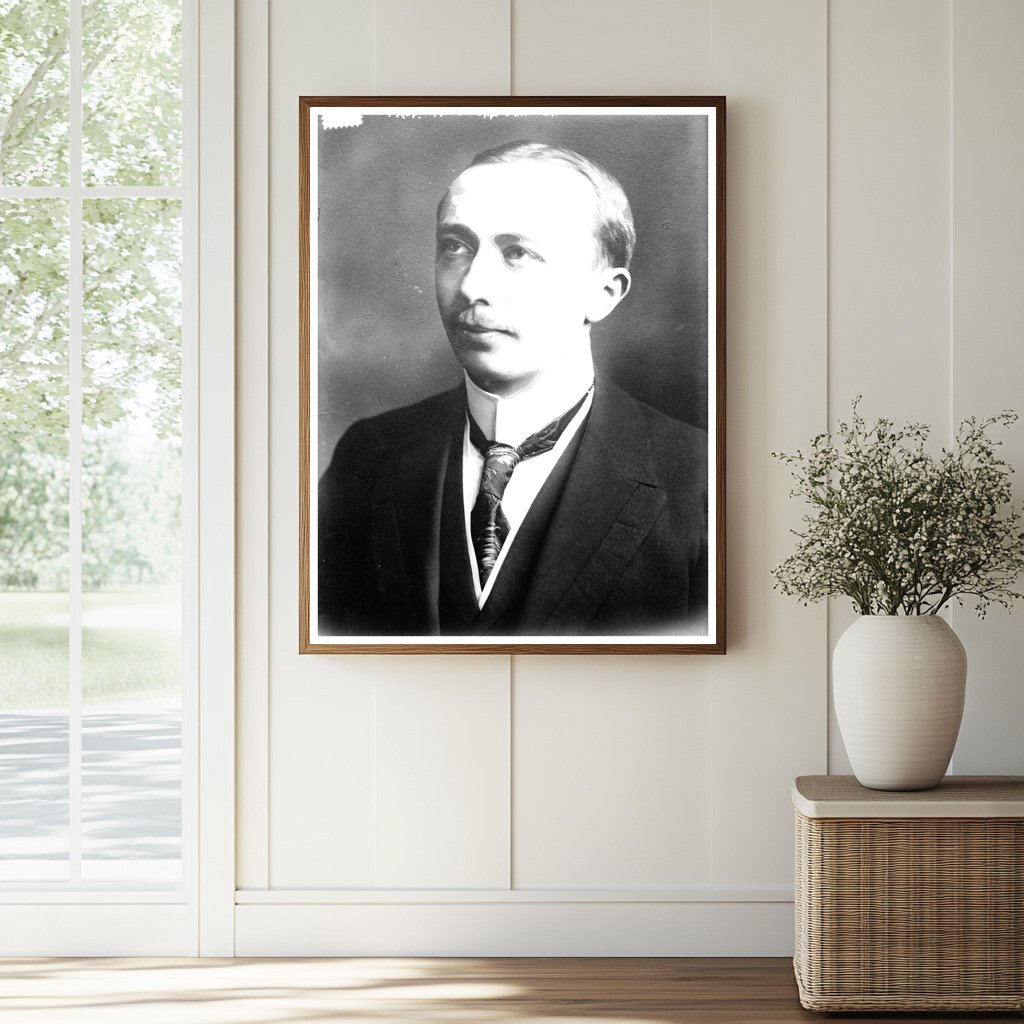 Historic Prof. Paul Van Den Ven Print, Vintage Art