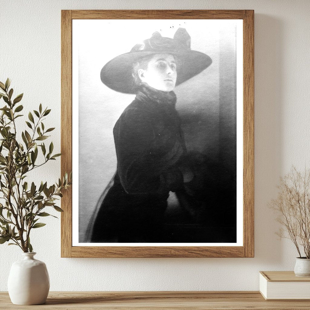 Historic Anne Morgan Print, Vintage Art