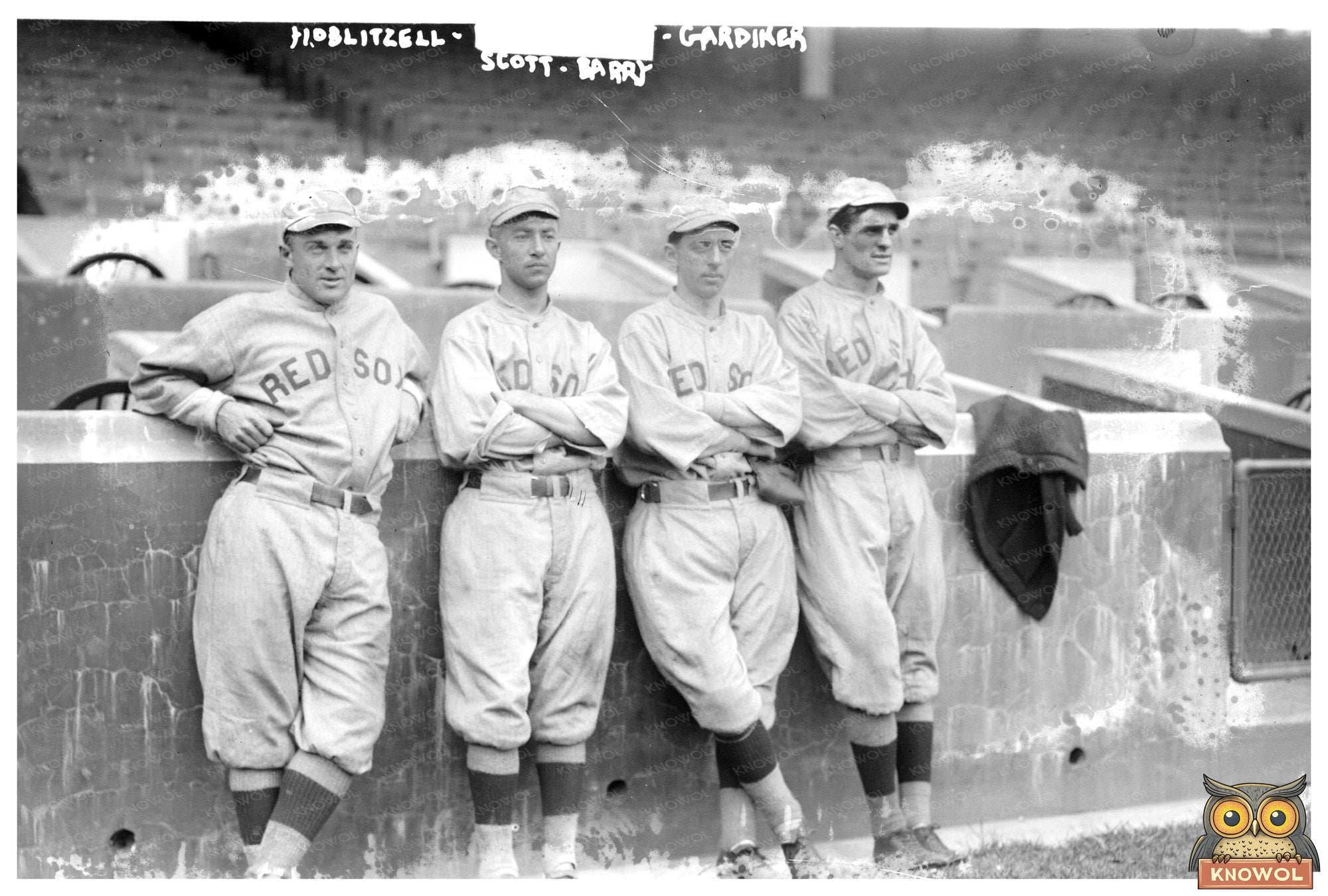 1915 Boston Baseball Legends: Hoblitzell & Team