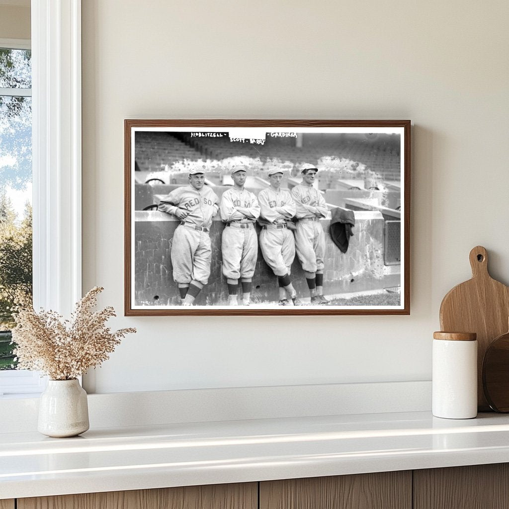 1915 Boston Baseball Legends: Hoblitzell & Team