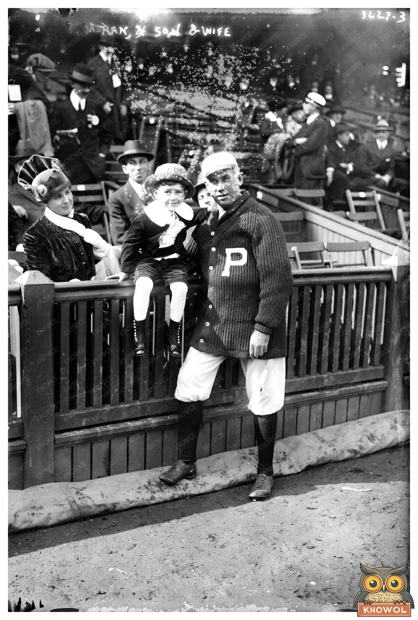 1915 Family Portrait of Baseball Manager Pat Moran