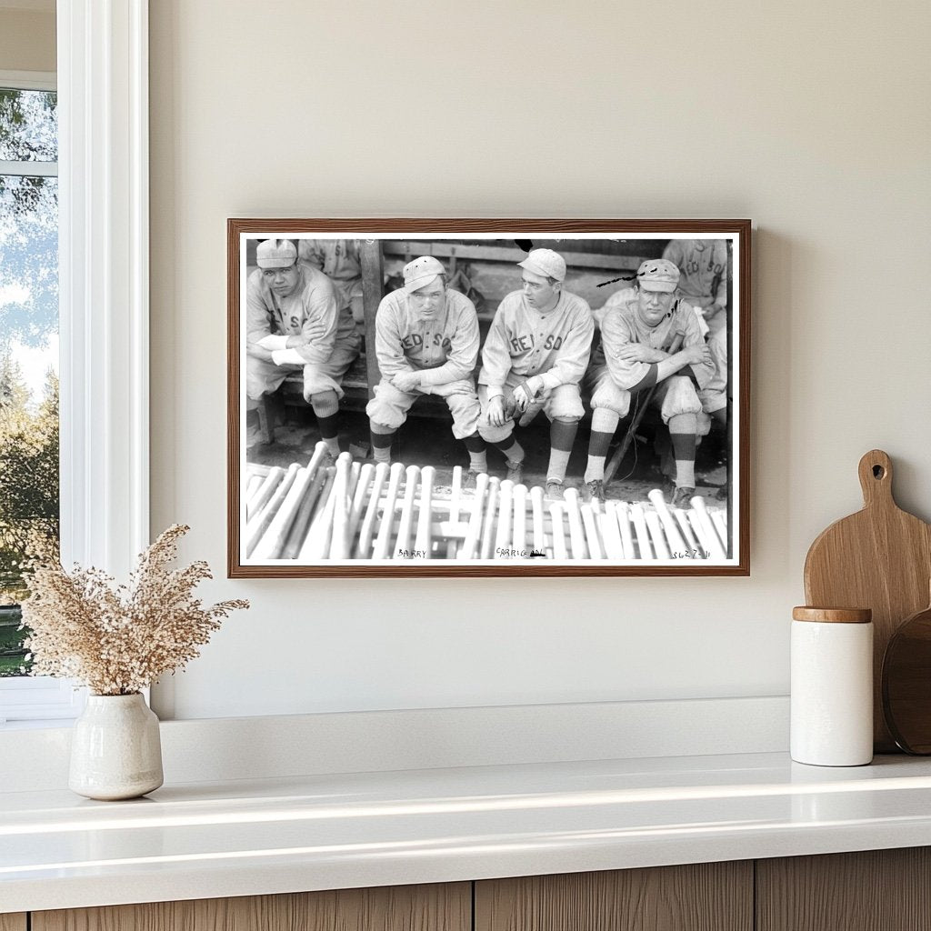 1915 Boston Red Sox Legends: Ruth, Carrigan & Team