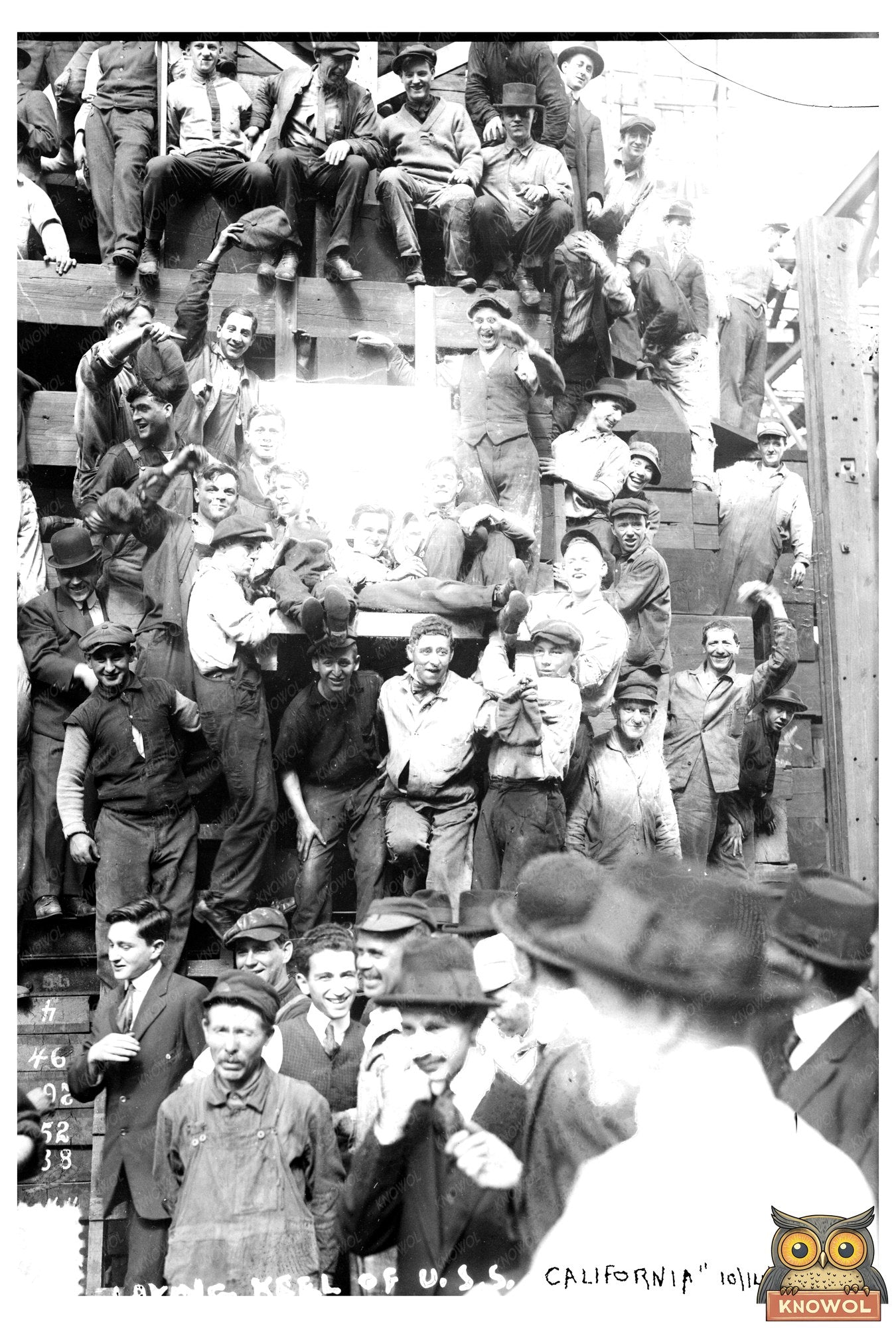 Laying the Keel: U.S.S. California, 1915 Milestone