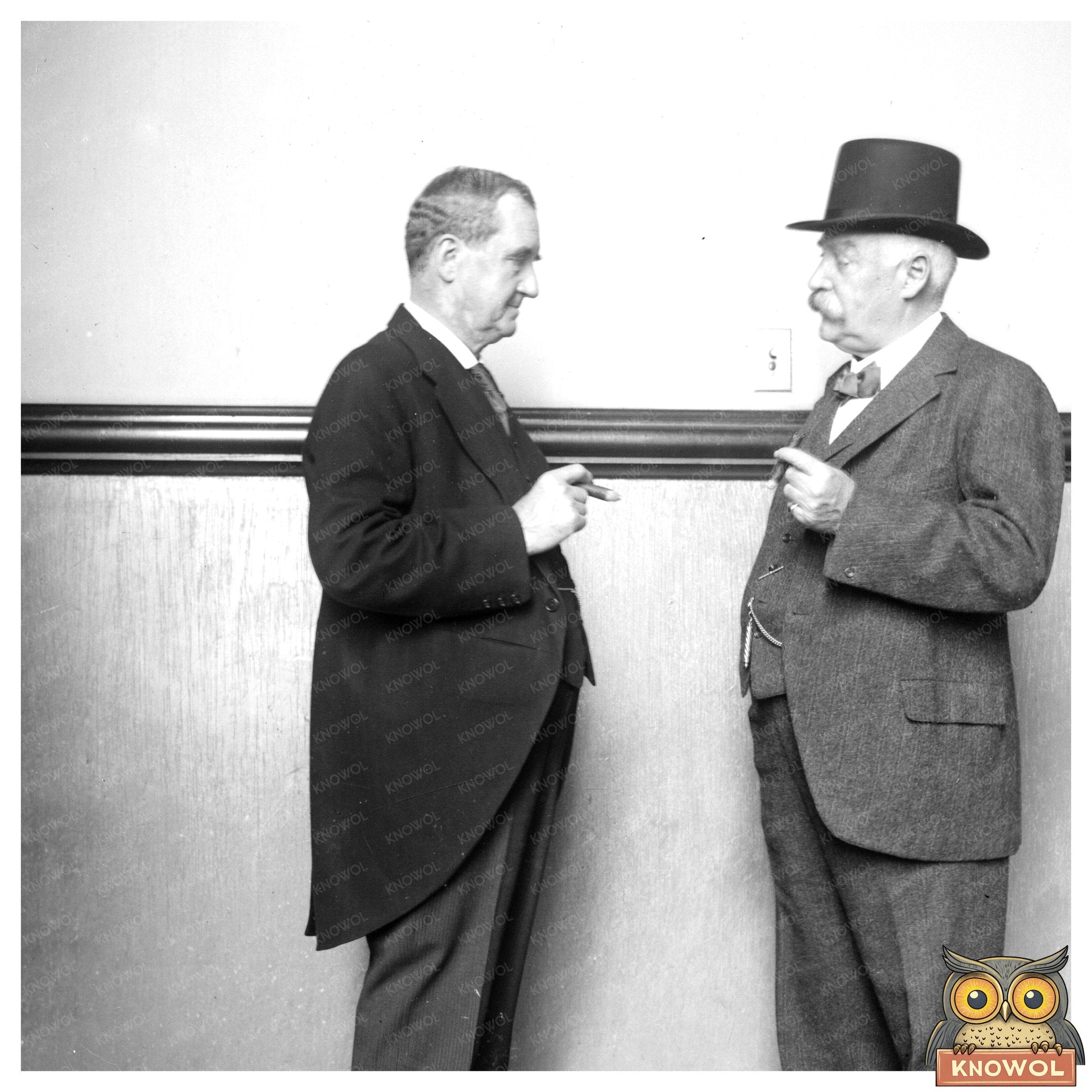 Historic Portrait of Early 20th Century Entrepreneurs