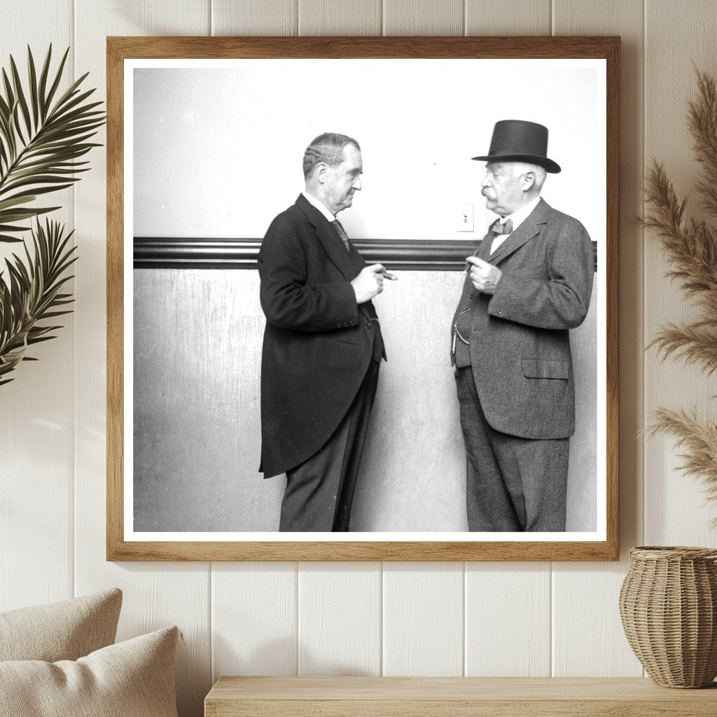 Historic Portrait of Early 20th Century Entrepreneurs