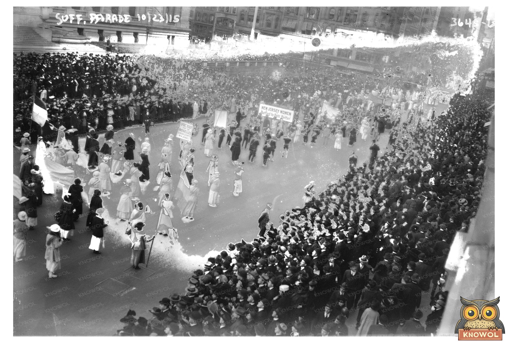 Historic Womens Suffrage Parade, October 1915