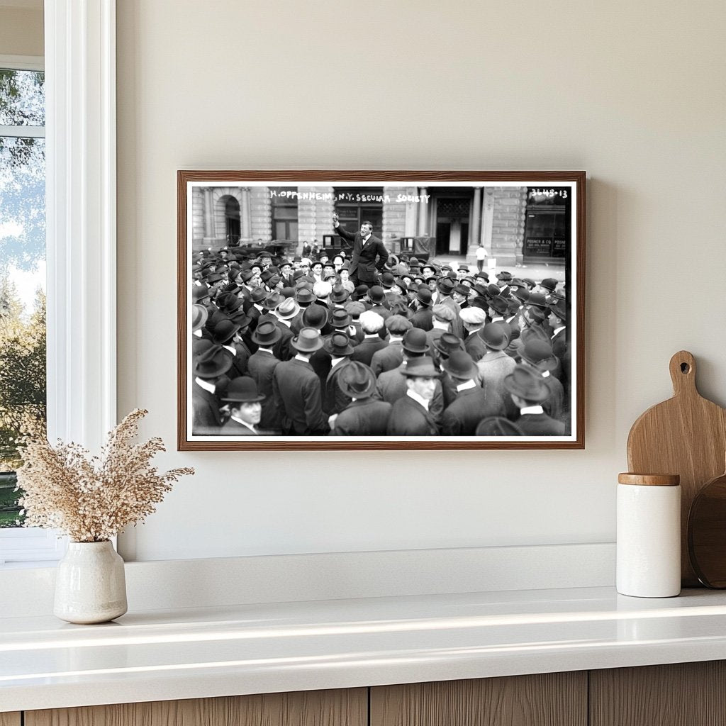 Early 1900s Gathering of New York Secular Society