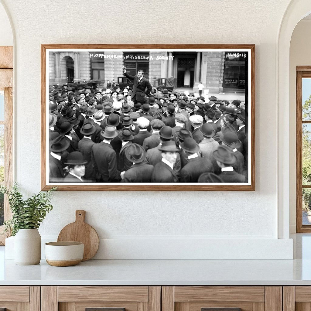 Early 1900s Gathering of New York Secular Society