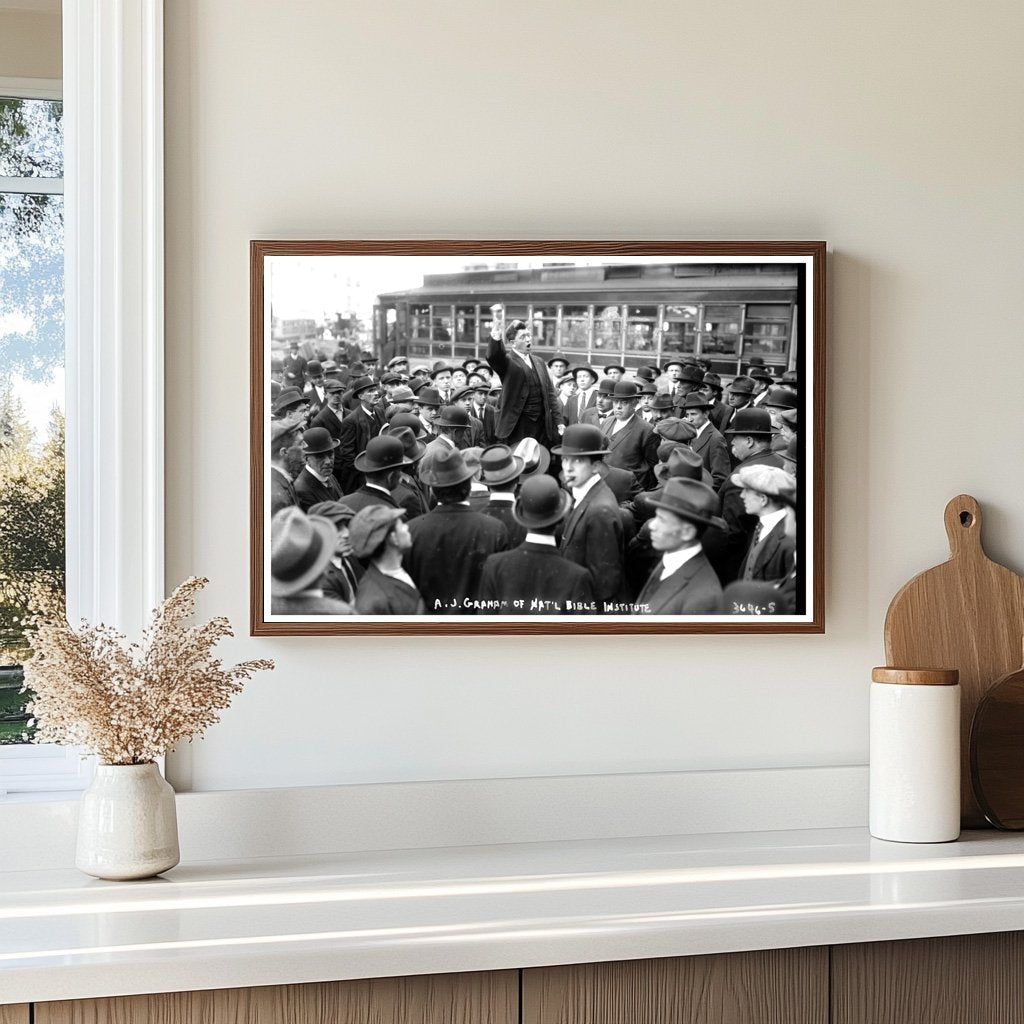 Early 1900s Portrait of a National Bible Advocate