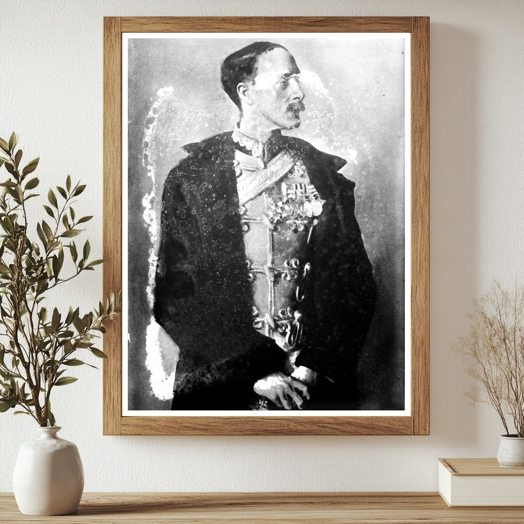 Historic Gen. Sir Ian Hamilton Print, Vintage Art
