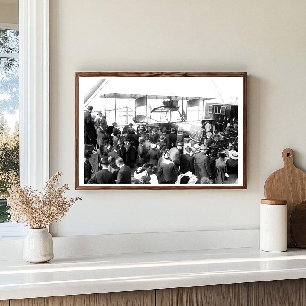 1915 New York Naval Militia Hydroaeroplane in Action