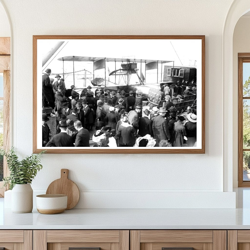 1915 New York Naval Militia Hydroaeroplane in Action