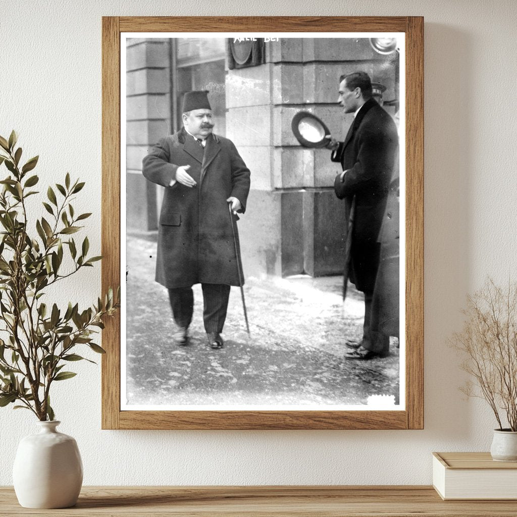 Historic Halil Bey Print, Vintage Art