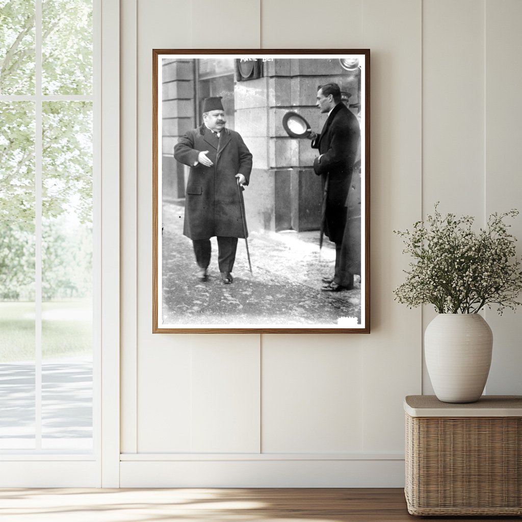 Historic Halil Bey Print, Vintage Art