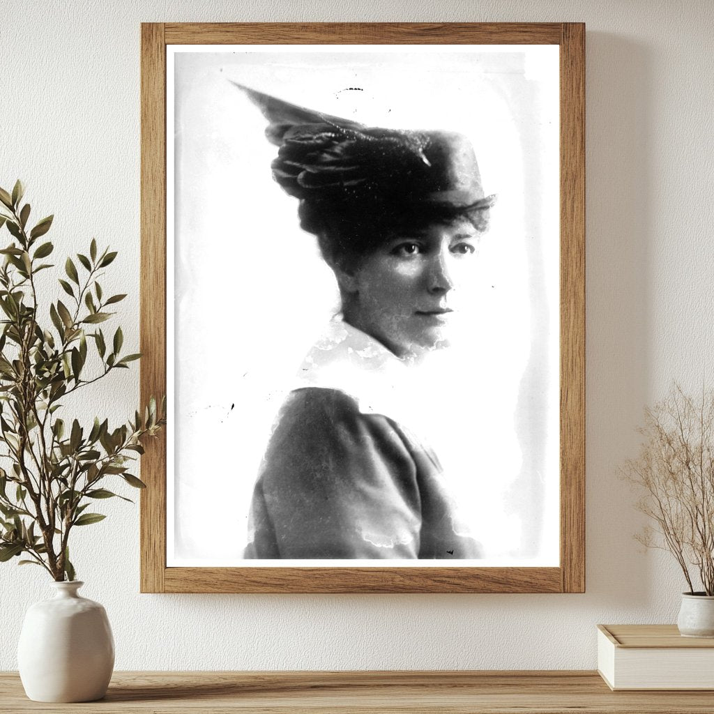 Historic Mrs. Winston Churchill Print, Vintage Art