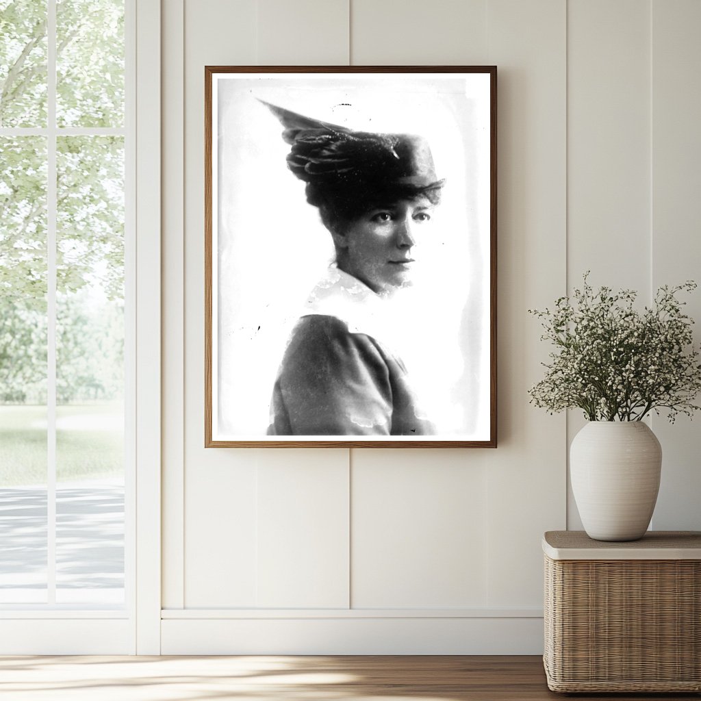 Historic Mrs. Winston Churchill Print, Vintage Art