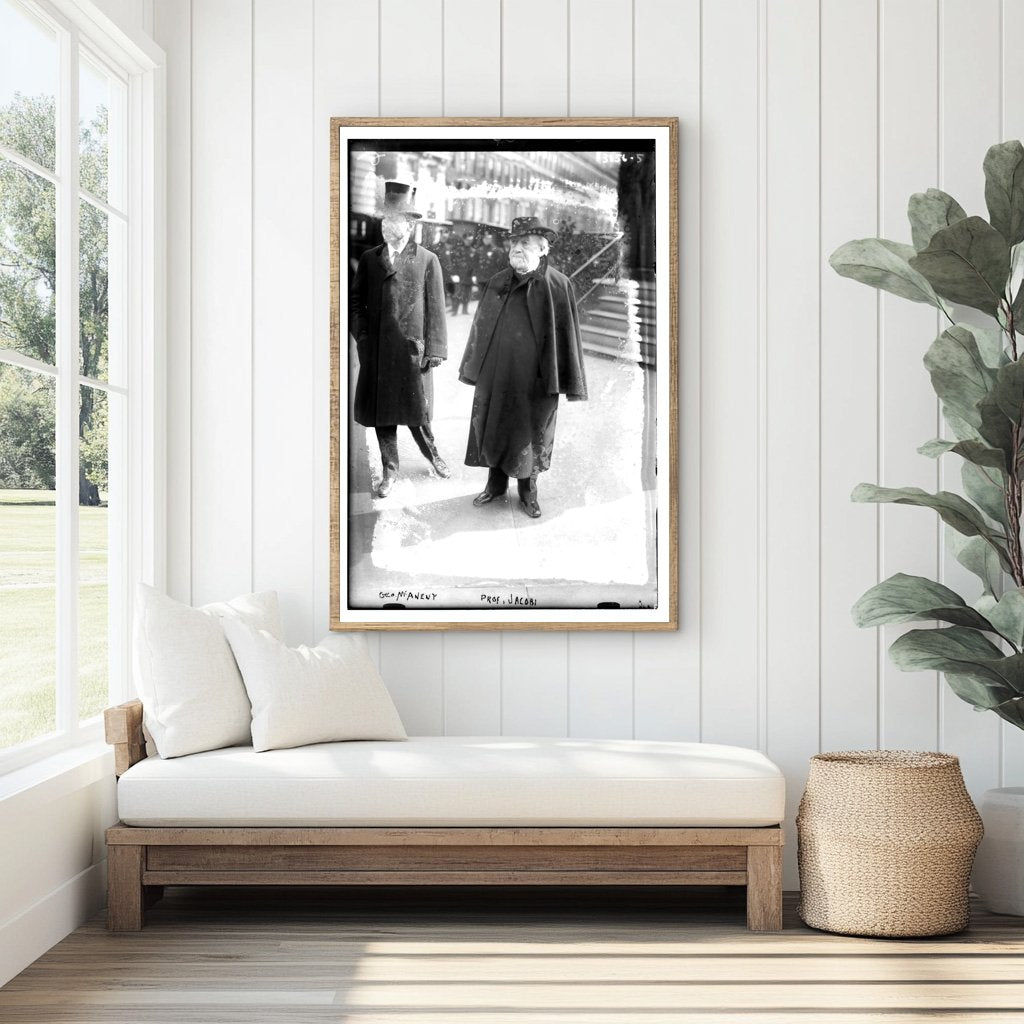Historic Portrait of Geo. McAneny & Prof. Jacobi (1910)