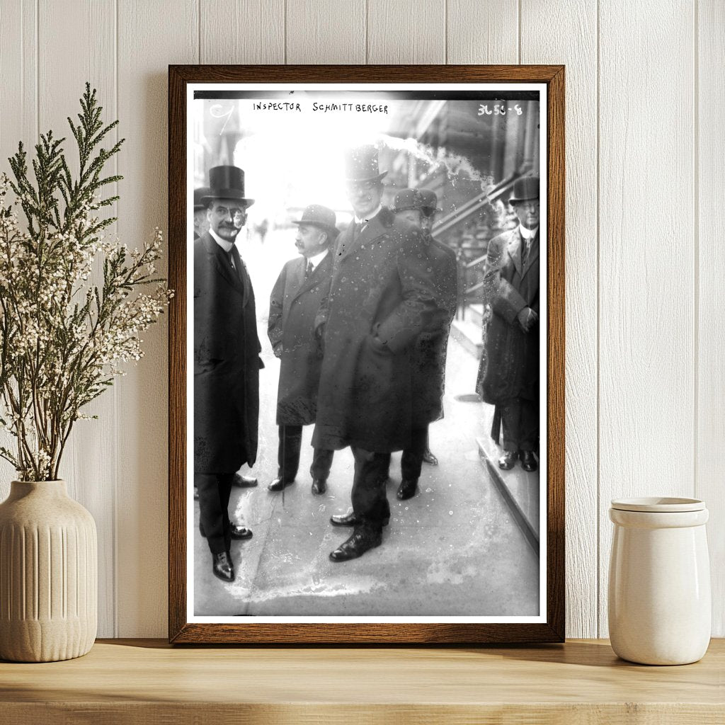 1910s Glimpse of Inspector Schmittberger in Action