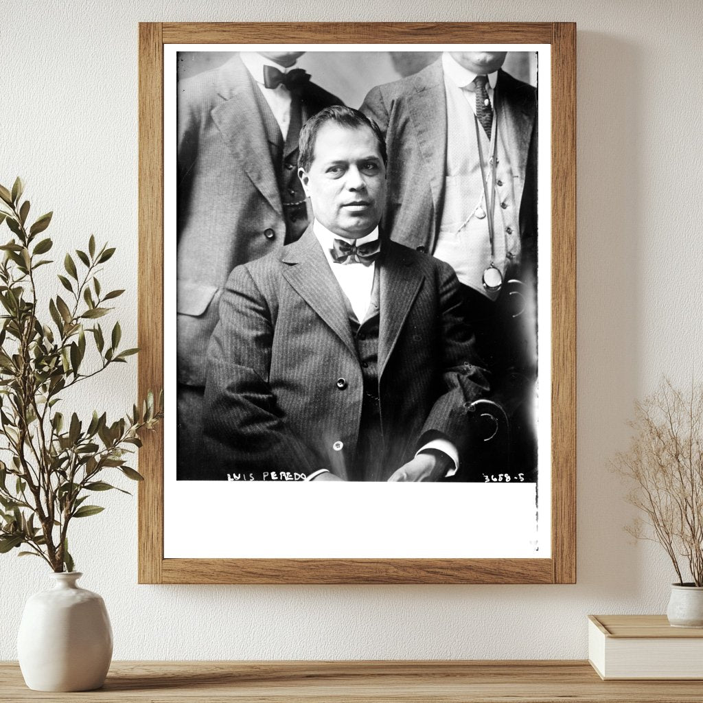 Historic Luis Peredo Print, Vintage Art