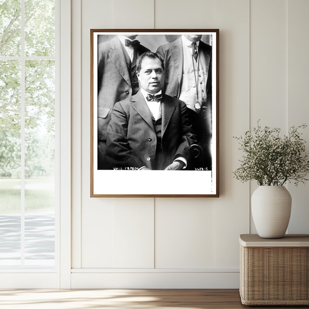 Historic Luis Peredo Print, Vintage Art