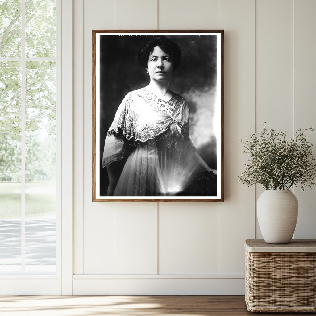 Historic Mme. E. Arredondo Print, Vintage Art